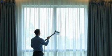 Commercial curtain steam cleaning service burleigh-waters hotels offices